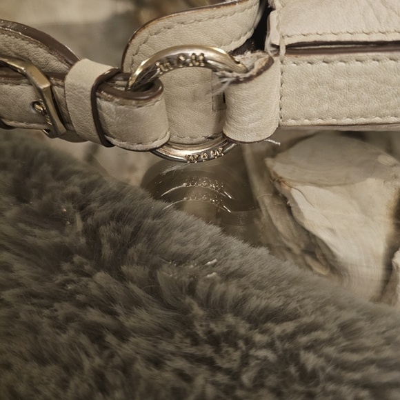 MCM White Leather Hobo Bag - Picture 7 of 15